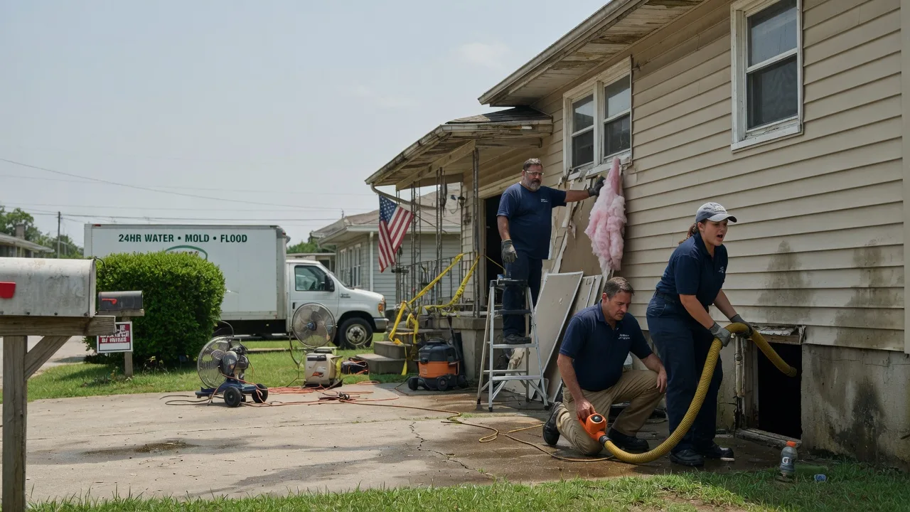 Water Damage Repair in Tunica, MS near me